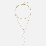 Layered Amara Tassel Necklace