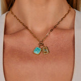 Pia Chain Link Charm Necklace