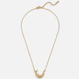 Crescent Moon Pendant Necklace