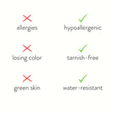 Layered Black & White Stone Bracelet