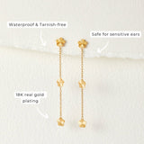 Flower Power Petal Drop Earrings