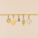 Golden Snake Charm