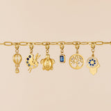 Golden Turtle Charm