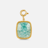 Green Amazonite Stone Charm