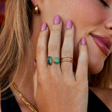 Green Willow Wrap Ring