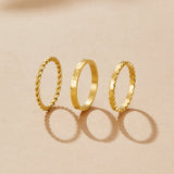 Hella Gold Stacked Ring