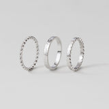 Hella Silver Stacked Ring
