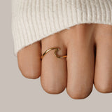 Imari Gold Wave Ring