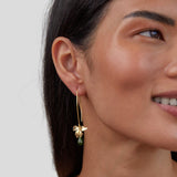 Jade Pearl & Petal Drop Earrings