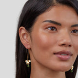 Jade Pearl & Petal Drop Earrings
