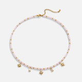 Lana Pink Bead Necklace