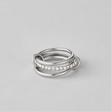 Layered Kaili Silver Ring