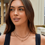 Cordelia Gold Crystal Necklace
