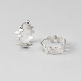 Link Monet Silver Hoop Earrings