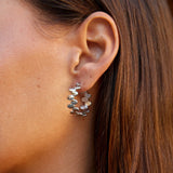 Link Monet Silver Hoop Earrings