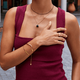 Maisie Black Bead Necklace