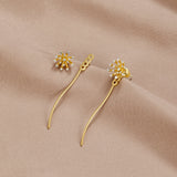 Make A Wish Dandelion 18K Gold Earrings