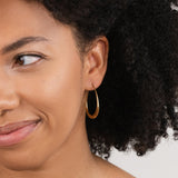 Nica Gold Hoop Earrings