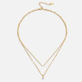 Piya Crystal Layered Necklace