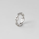 Raya Silver Chain Band Ring