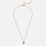 Ruby Red Crystal Necklace