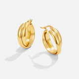Talia Gold Hoop Earrings