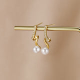 Tamara Pearl Wave Earrings