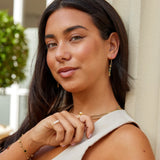 Turquoise Stone Drop Earrings