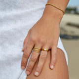 Twisted 18K Gold Bracelet