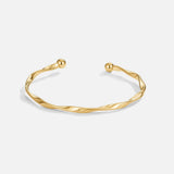 Twisted Imari Gold Bangle
