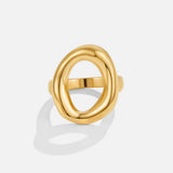 Vina Melted Gold Ring