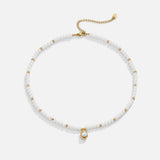 Vintage Golden Pearl Necklace